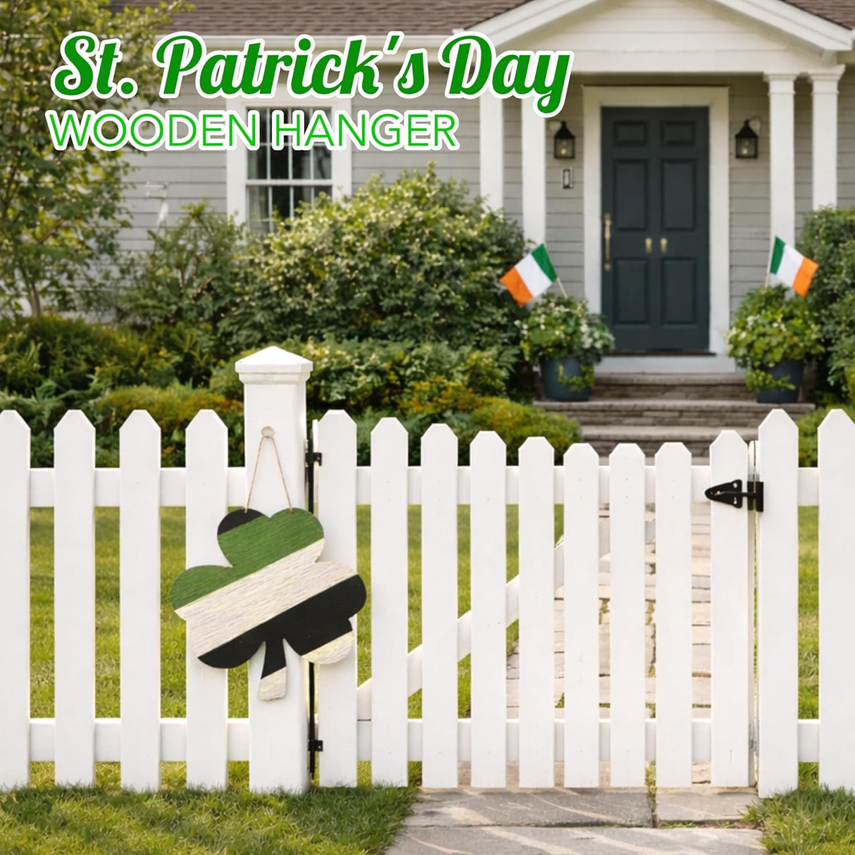 4E's Novelty St. Patrick's Day Door Decorations Wooden Hanger