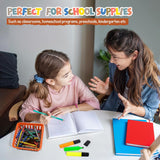 4E's Novelty 12 Pack Vibrant Boho Small Baskets for Classroom
