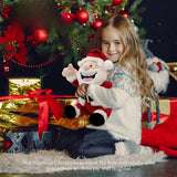 4E's Novelty Farting Santa Claus "Pull My Finger" - Ideal Naughty Santa Farting Gag Gifts