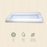 4E's Novelty 1 Pack Inflatable Serving Bar – Iced Buffet Tray for Parties