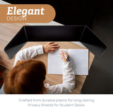4E's Novelty Plastic Desk Dividers for Students - Pack of 4
