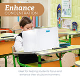 4E's Novelty Plastic Desk Dividers for Students - Pack of 4