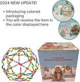 4E's Novelty Expandable Breathing Ball Sphere - Breathing Visual, Fidget Toys Expands from 6 to 12" Expanding Sphere for Kids & Adult
