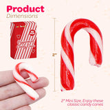 4E's Novelty 50 Pack Mini Candy Canes Bulk - Individually Wrapped, 2-Inch Mini Candy Canes, Classic Peppermint Flavor, for Christmas Treats and Christmas Bulk Stocking Stuffers, Perfect for Kids & Adults