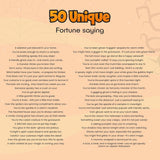 4E's Novelty Halloween Fortune Cookies Bulk - 50 Individually Wrapped Vanilla Cookie