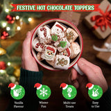 4E's Novelty 16 Pcs Christmas Marshmallows - Christmas Tree Shaped Marshmallows