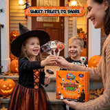 Treat Burst Halloween Lollipops 24 Pack – Dye-Free Fruity Candy