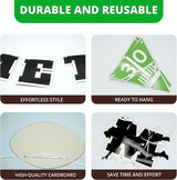 4E's Novelty 3-Pack Football Garland Banners – 9ft Party Pennants for Sports & Birthday Parties