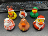 4E's Novelty Christmas Advent Calendar 2024 – 24 Christmas Rubber Ducks for a Fun Countdown!