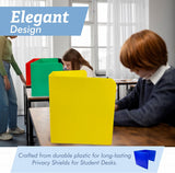 4E's Novelty Plastic Desk Dividers for Students - Pack of 4
