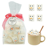 4E's Novelty 16 Pcs Snowman Marshmallows Individually Wrapped