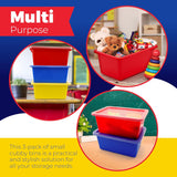 Storage Bins - Stackable Storage Bins, Plastic Storage, Bins Storage Containers, 3 pcs per pack - Cubby Storage Organizers, Classroom Organization