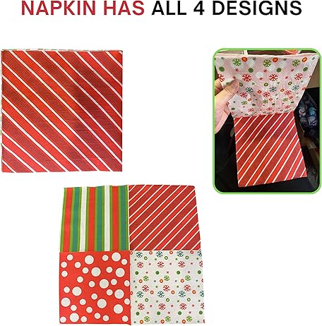 4E's Novelty Christmas Paper Cups Disposable 16 oz With Lids & Napkins (12 Packs) for Christmas Hot Cocoa Party Supplies, Hot Chocolate Bar