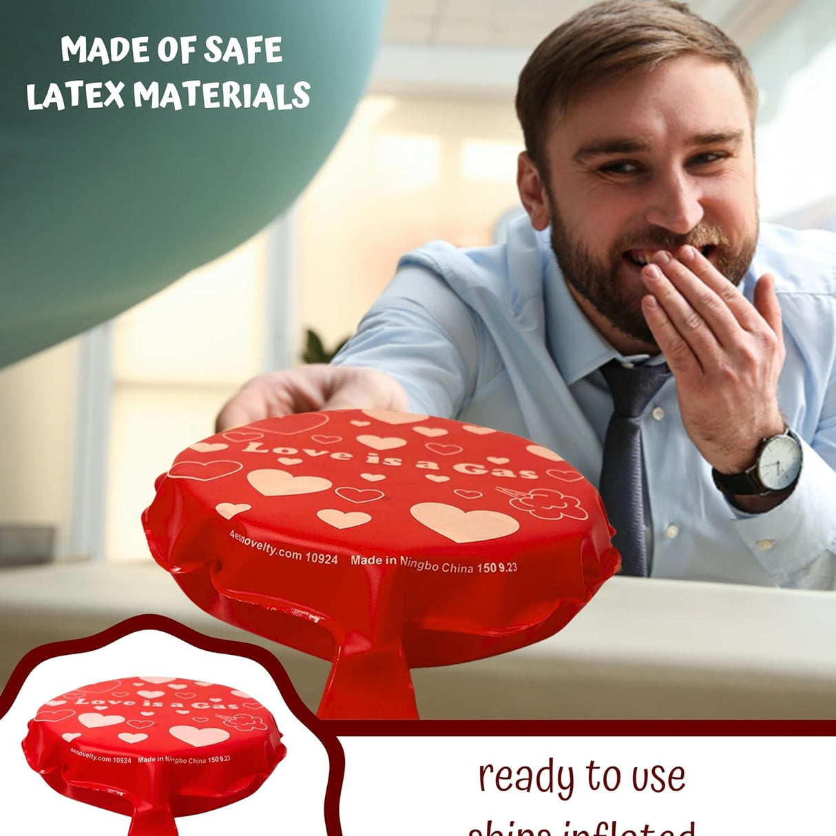 Valentine Whoopee Cushion 6 Pack – Funny Self-Inflating Gag Gift