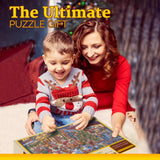 4E's Novelty Christmas Advent Calendar Jigsaw Puzzle – 1008 Pcs, 24-Day Countdown, Gift for Kids & Adults