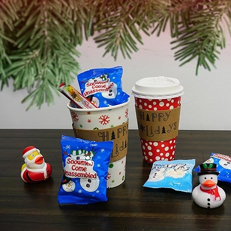 4E's Novelty 24 Packets 3 Assorted Mini Marshmallows - Individually Wrapped Marshmallows Packets for Hot Chocolate & Marshmallows Cocoa Toppers