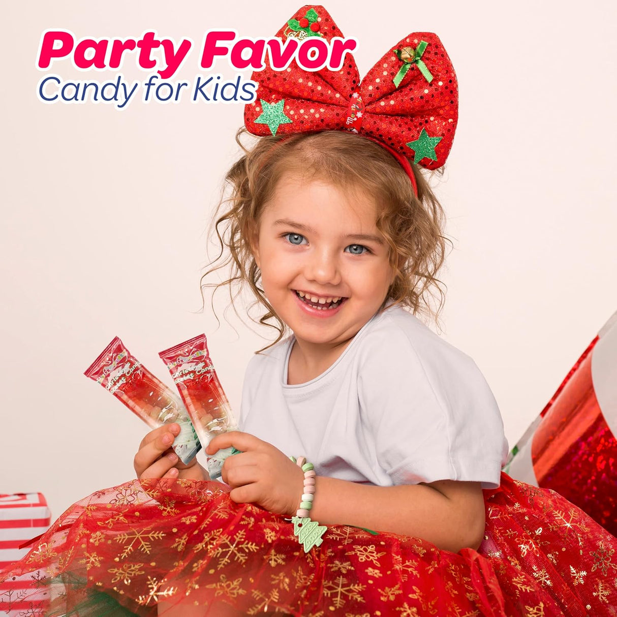 4E's Novelty 30-Pack Christmas Candy Bracelets