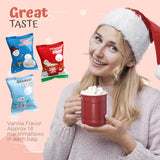 4E's Novelty 24 Packets 3 Assorted Mini Marshmallows - Individually Wrapped Marshmallows Packets for Hot Chocolate & Marshmallows Cocoa Toppers