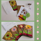 4E's Novelty Mother's Day Card Craft Kit for Kids – 12 Pack DIY