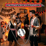 4E's Novelty Gray Plastic Halloween Chains Costume Prop