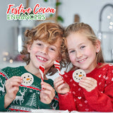 4E's Novelty Snowman Marshmallows & Peppermint Spoons 48 Pcs (24 Each)