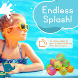 4E's Novelty Quick Fill Magnetic Reusable Water Balloons - 24 Pack for Endless Summer Fun