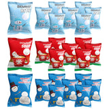 4E's Novelty 24 Packets 3 Assorted Mini Marshmallows - Individually Wrapped Marshmallows Packets for Hot Chocolate & Marshmallows Cocoa Toppers