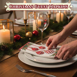 4E's Novelty 100-Pack Christmas Ornament Napkins, 3-Ply Soft Disposable Christmas Dinner Napkin