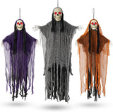 4E's Novelty 3 Pack Scary Halloween Hanging Skeleton Ghosts