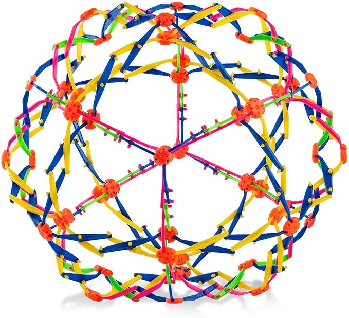 4E's Novelty 4 Pack Expandable Ball – The Ultimate Stress & Mindfulness Toy for Kids & Adults
