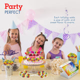 4E's Novelty 36-Pack Swirl Lollipops – Individually Wrapped Rainbow Candy for Party Favors & Holiday Treats