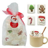 4E's Novelty 16 Pcs Christmas Marshmallows - Christmas Tree Shaped Marshmallows