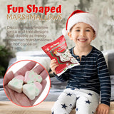 4E's Novelty Sweet Christmas Shaped Marshmallows - 65pcs Soft Assorted  Xmas Marshmallows in Fun  Snowman Marshmallow