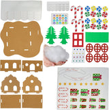 4E's Novelty Foam Gingerbread House Craft Kit – DIY Christmas Fun for Kids Ages 3-12