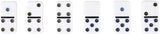 4E's Novelty 12 Pack Mini Dominoes Set Bulk Dominoes