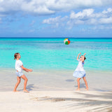 4E's Novelty Mini Beach Balls – 28 Pack, 4" Inflatable Pool Party Favors for Kids