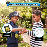 4E's Novelty Kids Handcuffs & Metal Badge Toy Police Set