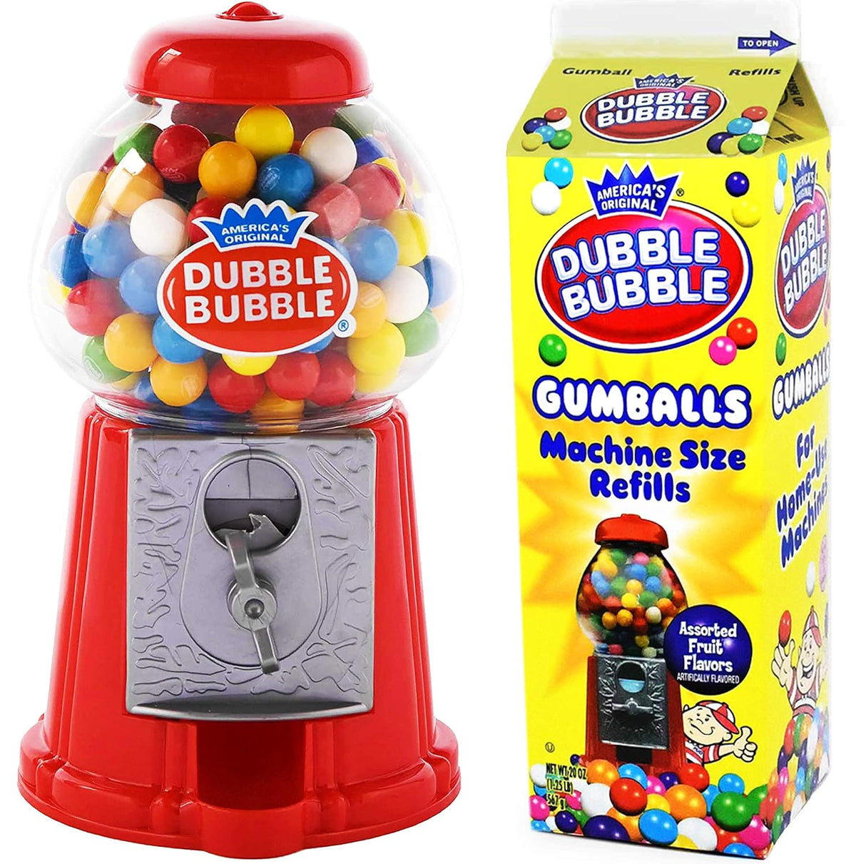 4E's Novlety Classic Red Gumball Machine – Kid's Toy Bank & Candy Dispenser, Gumball Machine Toy  Bullet Points: