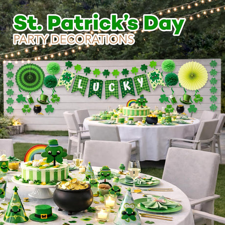 4E's Novelty 24 Pack St. Patrick's Day Decorations Kit