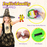 4E's Novelty Halloween Silly Monster Foam Magnet Crafts for Kids (4 Pack)