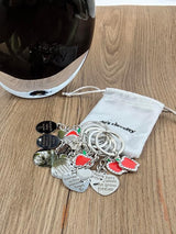 4E's Novelty Teacher Appreciation Keychains – 6 Pack Gift Bulk Set