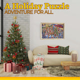 4E's Novelty Christmas Advent Calendar Jigsaw Puzzle – 1008 Pcs, 24-Day Countdown, Gift for Kids & Adults