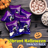 4E's Novelty 24 Pack Witchmallows Mini Marshmallows Vanilla - Blue & Purple Fun Halloweens Candy