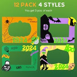 4E's Novelty Halloween Picture Frame Craft Kit for Kids, Makes 12