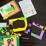 4E's Novelty Halloween Picture Frame Craft Kit for Kids, Makes 12