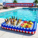 4E's Novelty Patriotic Inflatable Serving Bar – 4th of July Ice Tray for Food Buffet Table Cooler