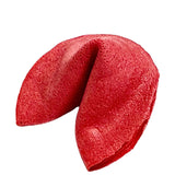 4E’s Novelty Valentine Fortune Cookies 50 Pack, Individually Wrapped Strawberry Cookies with Valentine Messages