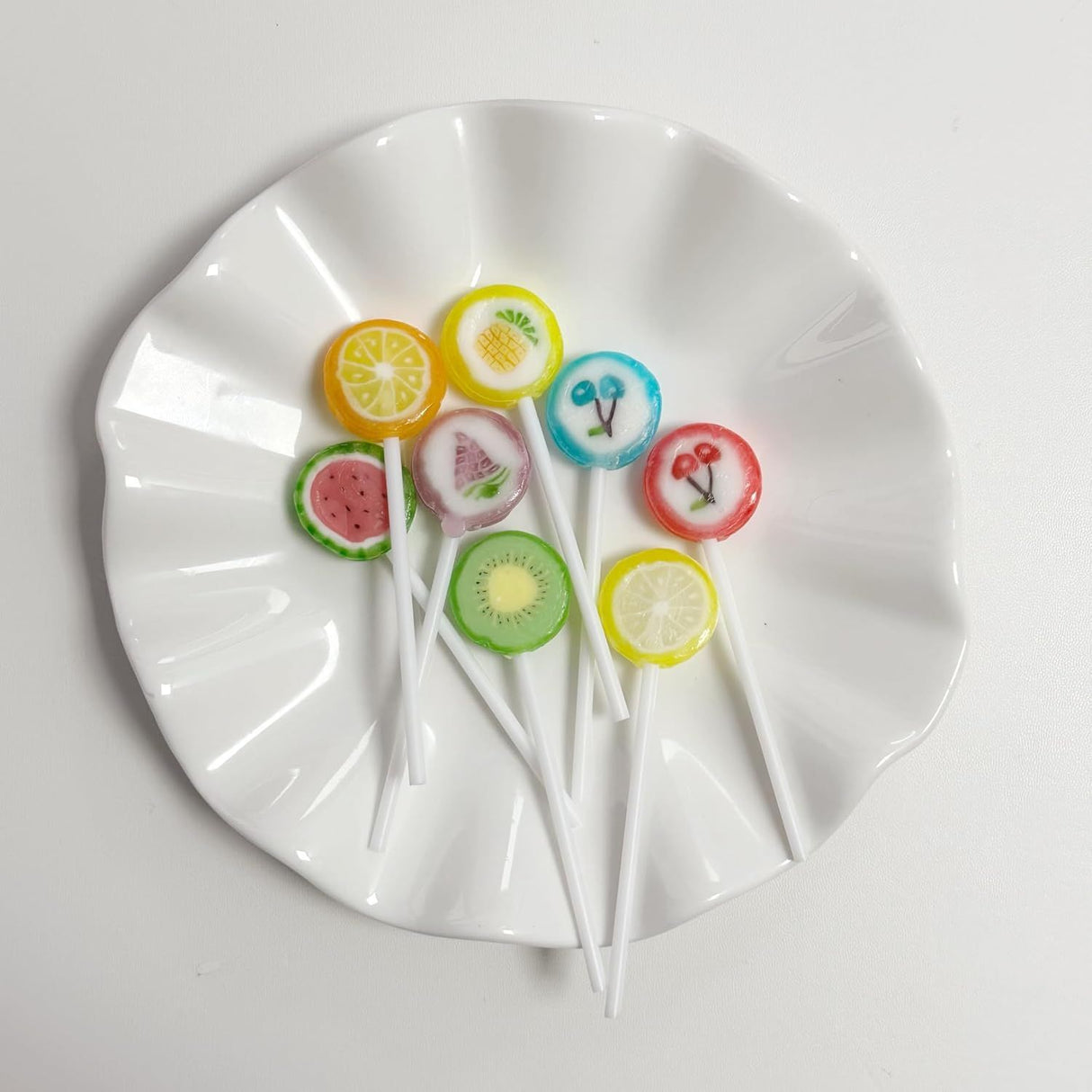 4E's Novelty Fruit Lollipops Bulk Set – 84 Individually Wrapped Suckers for Parties & Treat Bags, 1.1lb