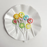 4E's Novelty Fruit Lollipops Bulk Set – 84 Individually Wrapped Suckers for Parties & Treat Bags, 1.1lb