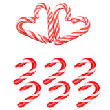 4E's Novelty 240 Pack Christmas Mini Individually Wrapped Candy Canes, Red and White Peppermint Candy Canes, Treats for Holiday Stockings